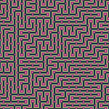 Color Rhombus tile tessellation pattern illustration