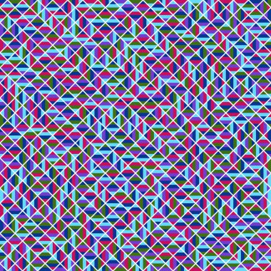 Color Rhombus tile tessellation pattern illustration