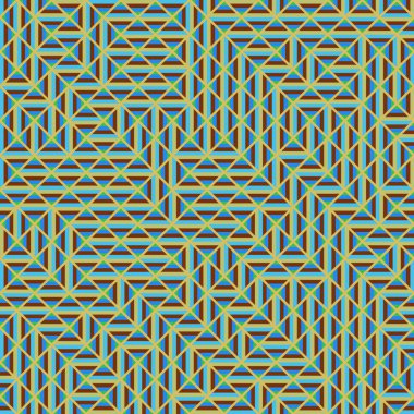 Color Rhombus tile tessellation pattern illustration