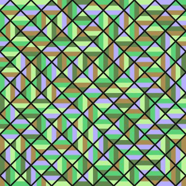 Color Rhombus tile tessellation pattern illustration