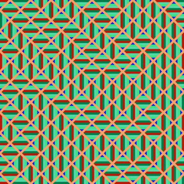 Color Rhombus tile tessellation pattern illustration