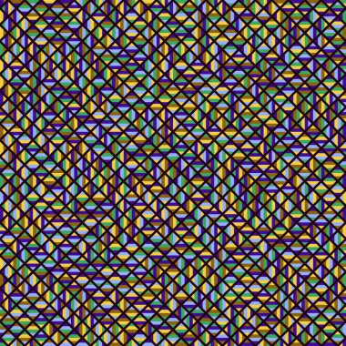 Color Rhombus tile tessellation pattern illustration