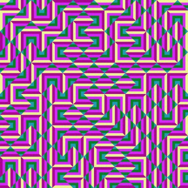 Color Rhombus tile tessellation pattern illustration