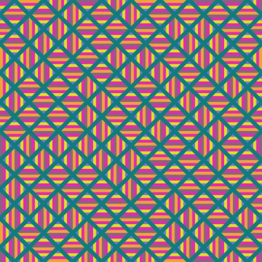 Color Rhombus tile tessellation pattern illustration