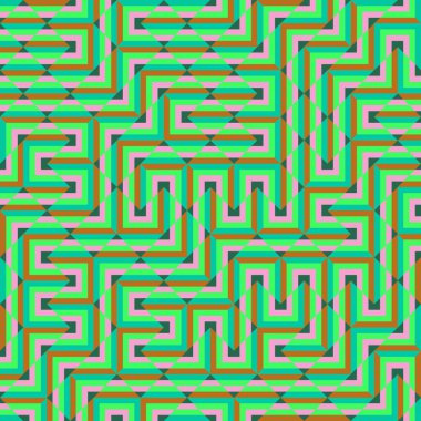 Color Rhombus tile tessellation pattern illustration