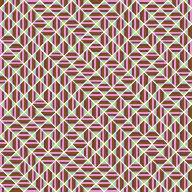 Color Rhombus tile tessellation pattern illustration