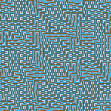 Color Rhombus tile tessellation pattern illustration