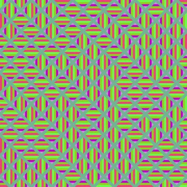 Color Rhombus tile tessellation pattern illustration