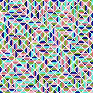 Color Rhombus tile tessellation pattern illustration
