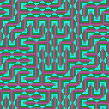 Color Rhombus tile tessellation pattern illustration