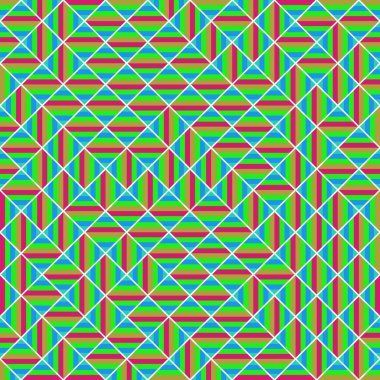 Color Rhombus tile tessellation pattern illustration