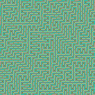 Color Rhombus tile tessellation pattern illustration