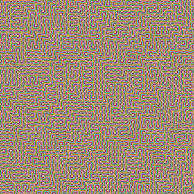 Color Rhombus tile tessellation pattern illustration