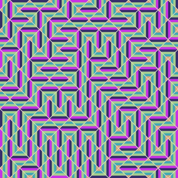 Color Rhombus Tile Tessellation Pattern Illustration — Archivo Imágenes Vectoriales