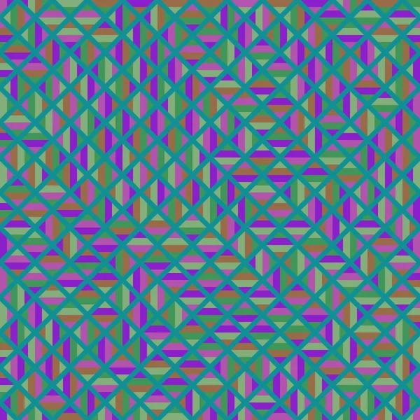 Color Rhombus Tile Tessellation Pattern Illustration — ストックベクタ