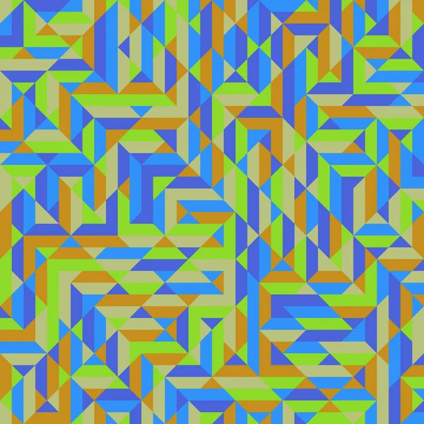 Color Rhombus Tile Tessellation Pattern Illustration — 스톡 벡터