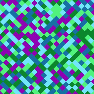 Color Rhombus tile tessellation pattern illustration