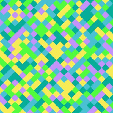 Color Rhombus tile tessellation pattern illustration