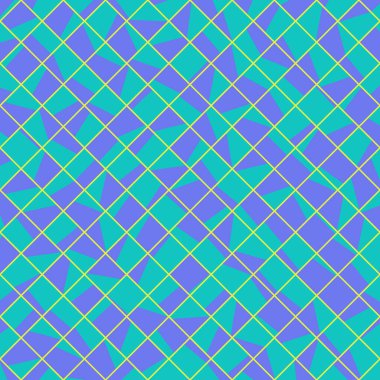 Color Rhombus tile tessellation pattern illustration