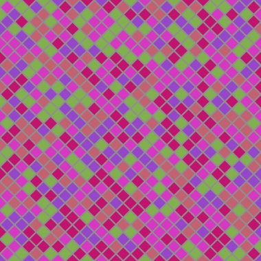 Color Rhombus tile tessellation pattern illustration