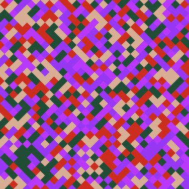 Color Rhombus tile tessellation pattern illustration
