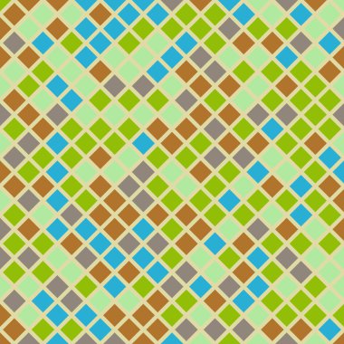Color Rhombus tile tessellation pattern illustration