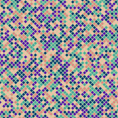 Color Rhombus tile tessellation pattern illustration