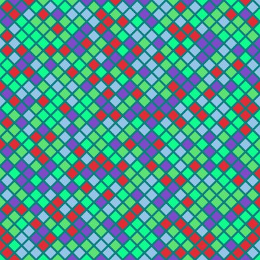 Color Rhombus tile tessellation pattern illustration