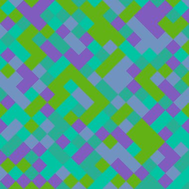 Color Rhombus tile tessellation pattern illustration