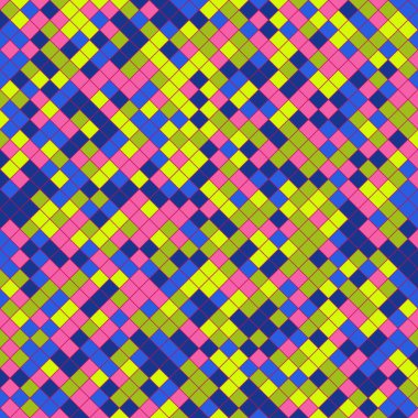 Color Rhombus tile tessellation pattern illustration