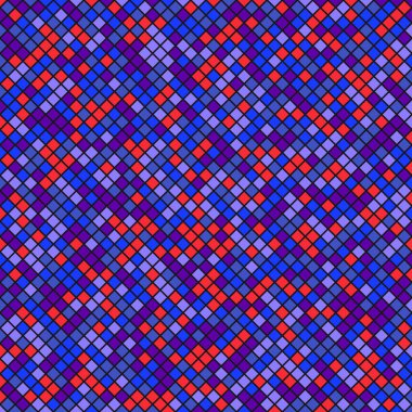 Color Rhombus tile tessellation pattern illustration