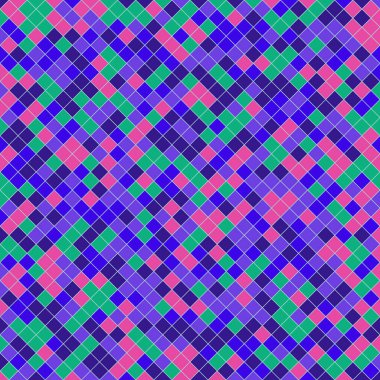 Color Rhombus tile tessellation pattern illustration