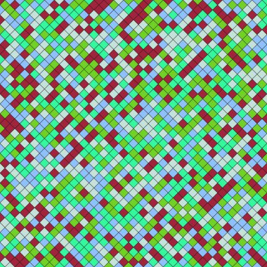 Color Rhombus tile tessellation pattern illustration