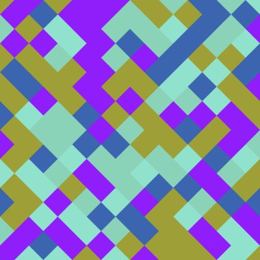 Color Rhombus tile tessellation pattern illustration