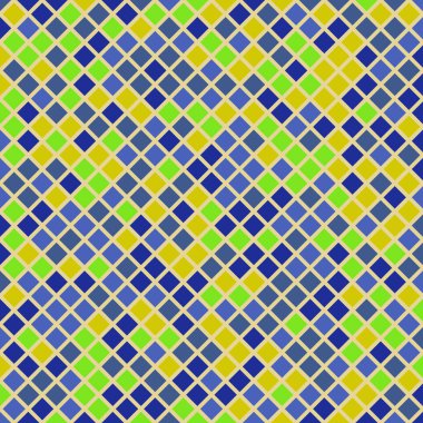 Color Rhombus tile tessellation pattern illustration