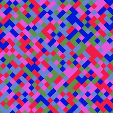 Color Rhombus tile tessellation pattern illustration