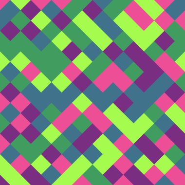 Color Rhombus tile tessellation pattern illustration