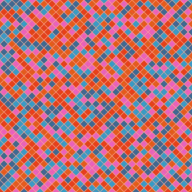 Color Rhombus tile tessellation pattern illustration