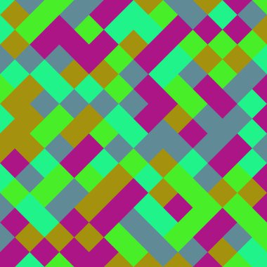 Color Rhombus tile tessellation pattern illustration