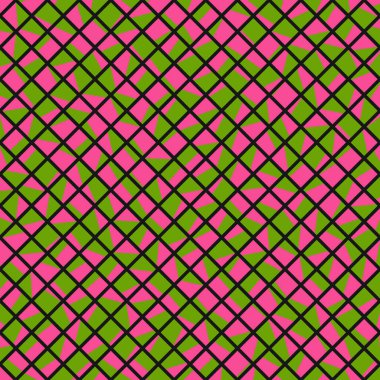 Color Rhombus tile tessellation pattern illustration
