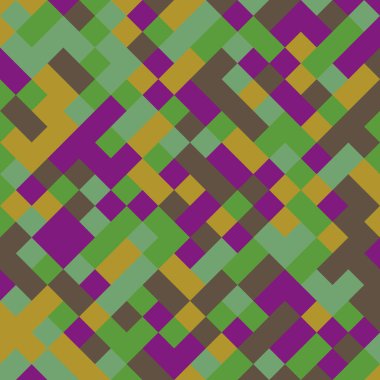 Color Rhombus tile tessellation pattern illustration