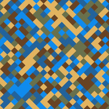 Color Rhombus tile tessellation pattern illustration