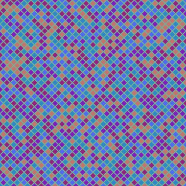 Color Rhombus tile tessellation pattern illustration