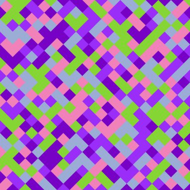 Color Rhombus tile tessellation pattern illustration