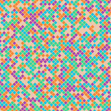 Color Rhombus tile tessellation pattern illustration