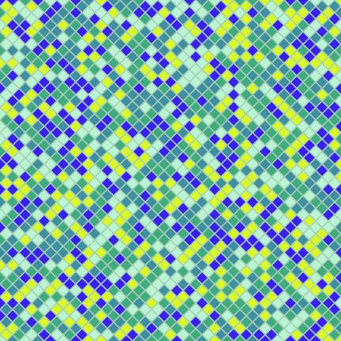 Color Rhombus tile tessellation pattern illustration