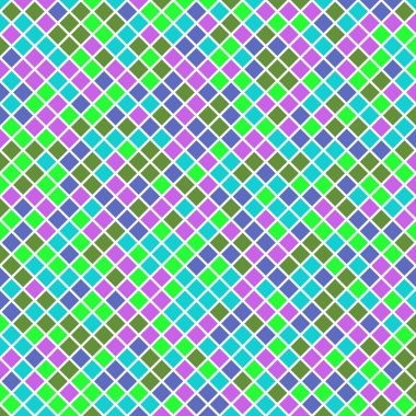 Color Rhombus tile tessellation pattern illustration