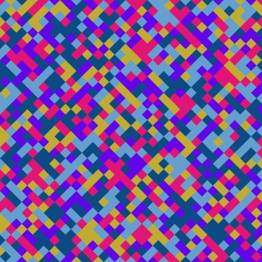 Color Rhombus tile tessellation pattern illustration