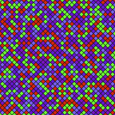 Color Rhombus tile tessellation pattern illustration