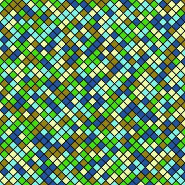 Color Rhombus tile tessellation pattern illustration